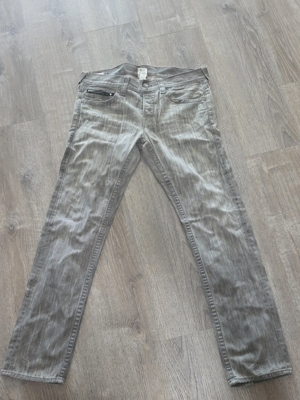 True Religion Olive-Grey Denim Jeans SIZE 34